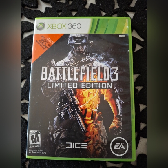 Xbox Other - Battlefield 3 Limited Edition for Xbox 360 - Black and Orange